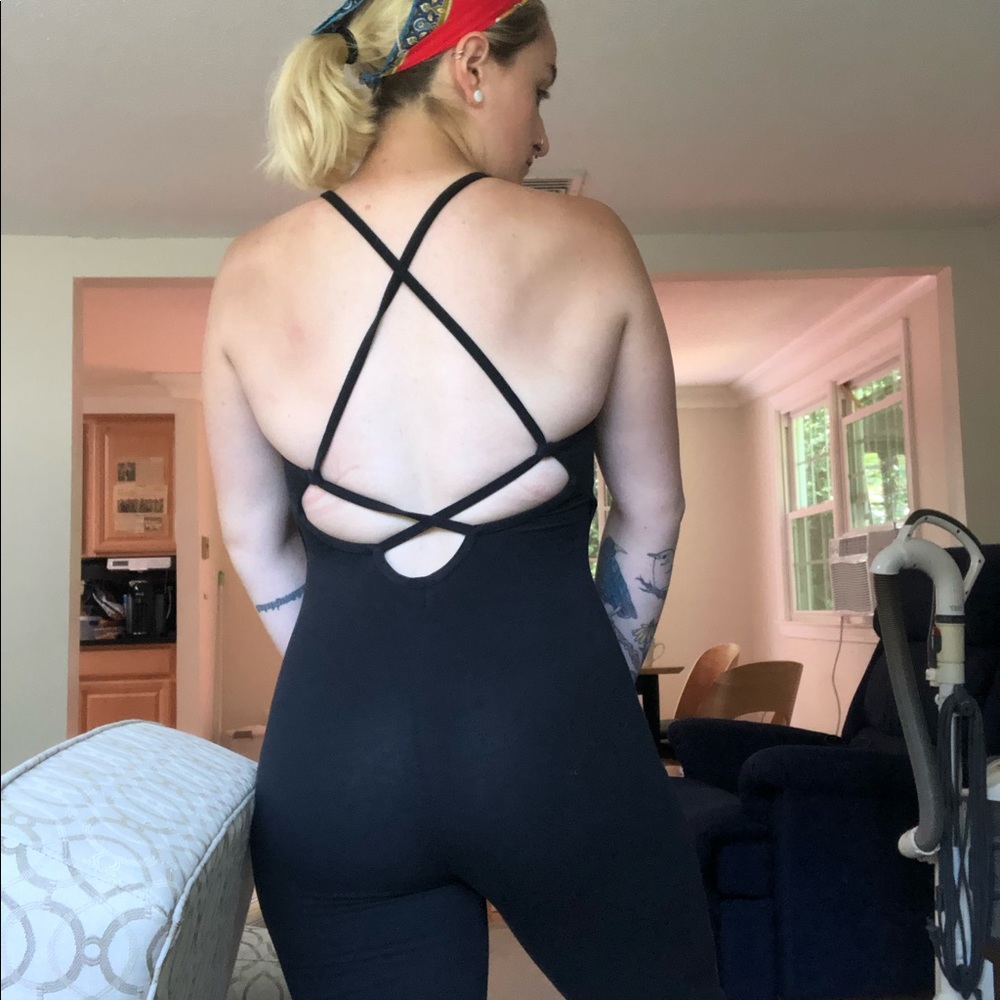 Moda international yoga jumpsuit